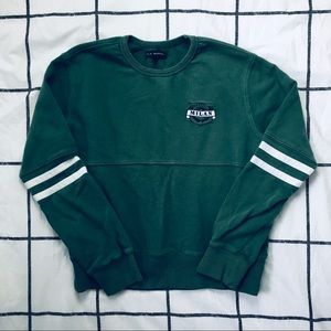 ✰ pacsun la hearts green milan crewneck